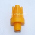 5pcs YELLOW ABS Air Blower Air Nozzle Air Knife Wind Nozzle 1/4'' bspt Round 