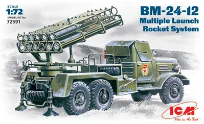 SOVIET MULTIPLE LAUNCH  ROCKET SYSTEM BM-24-12 ICM 1:72 - Immagine 1 di 4