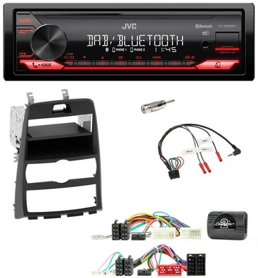 JVC Bluetooth USB DAB Lenkrad Autoradio für Hyundai Genesis 2010-2013 schwarz - Bild 1 von 4