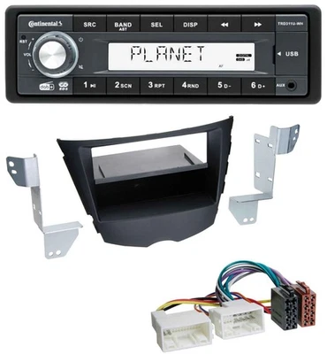 Continental MP3 AUX USB DAB 1DIN Autoradio für Hyundai Veloster (ab 2011) - Bild 1 von 4