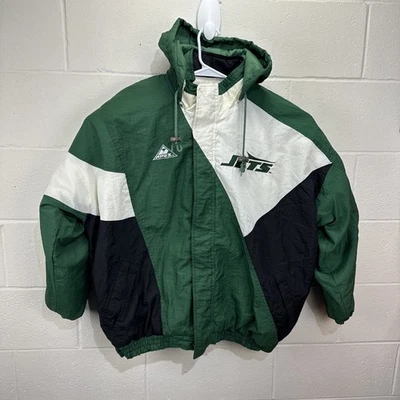 Chaqueta De Colección NFL New York Jets Apex One Pro Line Talla XL Estampado Raro Con Capucha Foto 1 de 4