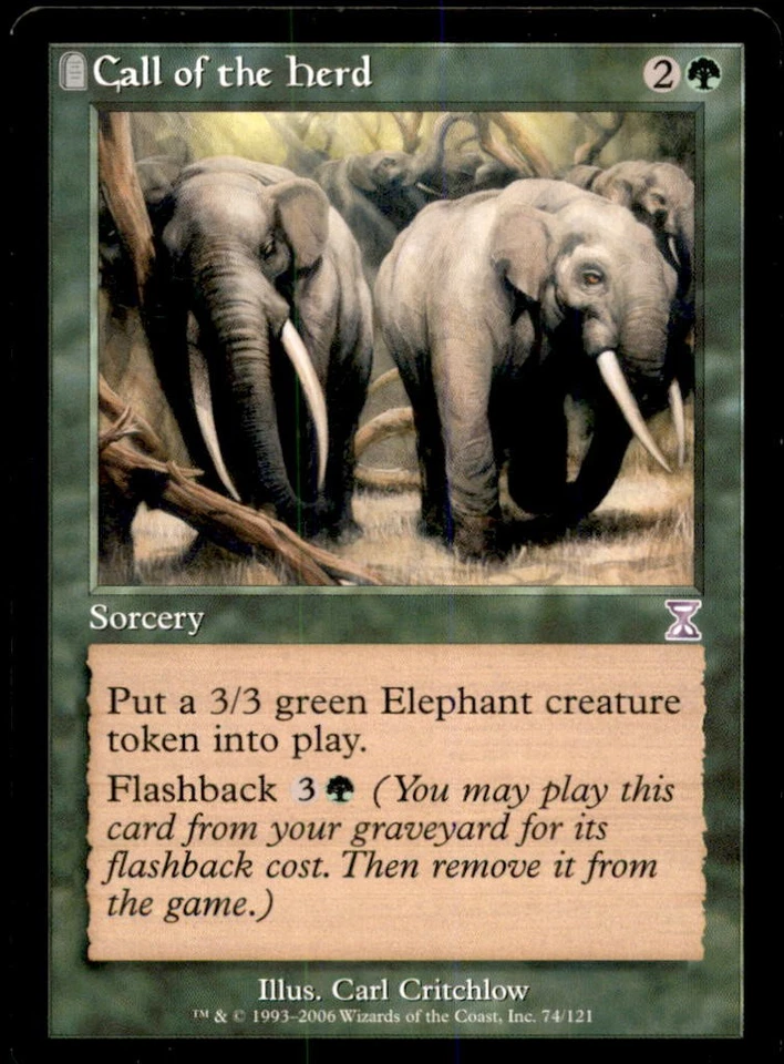 MTG Call of the Herd LP Light Play Timeshifted [1520] - Image 1 of 1