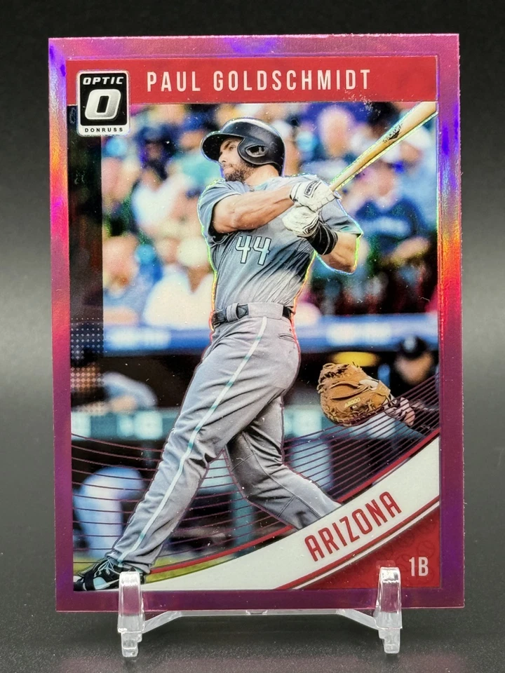 Donruss Optic Paul Goldschmidt Pink Prizm #66 St. Louis Cardinals 2018 Foto 1 de 1
