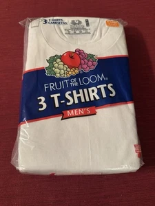 3er Pack Fruit Of The Loom Uni Herren T-Shirt weiß Größe - XL - Bild 1 von 2