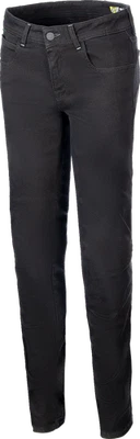 Denim de montar para mujer ALPINESTARS 3338524-1202-24 Daisy v3 - negro enjuague - 24 Foto 1 de 2