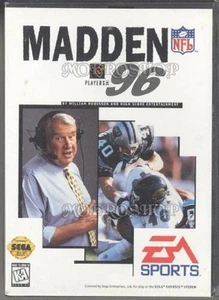 Madden 96 Football For Sega Genesis Vintage - Picture 1 of 3