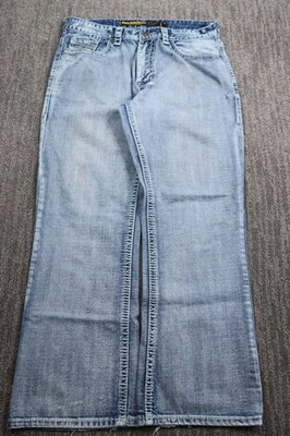 Rock & Roll Cowboy Jeans Men's 36x32 Baggy Wide-leg Light Wash Grunge Surfer - Image 1 of 4