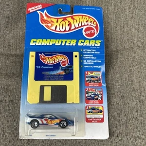 Vintage 1995 Hot Wheels Computer Cars 93 Camaro mit Collector Disk Mattel Neu in OVP - Bild 1 von 14