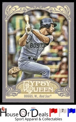 2012 Topps Gypsy Queen #248 Wade Boggs Boston Red Sox Card - Image 1 of 2