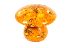 Vintage Italienischer Alabaster Pilz Handarbeit Italy Alabaster - Bild 1 von 7