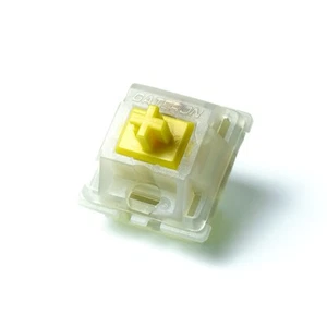 10x Lubed & Filmed Gateron Milky Yellow Pro Linear Switches - Keyboard Mods - Afbeelding 1 van 3