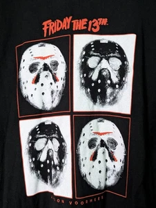 Freitag der 13. Jason Voorhees T-Shirt 3XL schwarz offizieller Horrorfilm Halloween - Bild 1 von 4