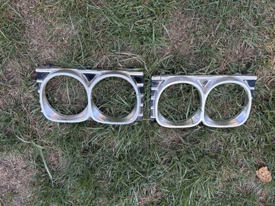 Chevrolet Impala Biscayne Bel Air 1967 original GM faro lámpara bisel conjunto Foto 1 de 4