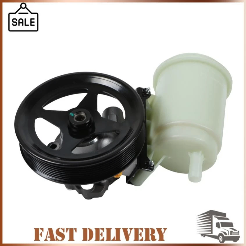 Power Steering Pump w/ Pulley & Reservoir for Dodge Ram 2500 2003-2010 96-1008R - Image 1 of 1