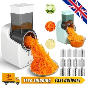 Electric Salad Slicer Fruit Cutter Vegetable Cheese Grater Chopper Maker 2025 - Picture 1 of 14