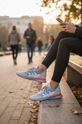 Adidas Cloudfoam Racer TR FV5030 Gray Red Running Shoes Women’s Size 6 - Image 1 of 4