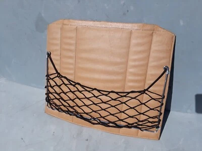 1982 Mercedes Benz W123 300D Front Seat Back Panel Beige OEM - Image 1 of 4