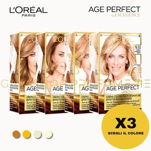 X3 L'OREAL EXCELLENCE AGE PERFECT TINTURA CAPELLI | ENTRA SCEGLI IL COLORE - Imagen 1 de 5