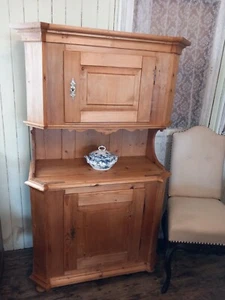 Weichholz Küchenschrank Buffet Brotschrank restauriert um 1860 1880 - Bild 1 von 10