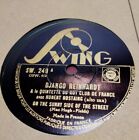 78 RPM -DJANGO REINHARDT - On The Sunny Side.../ I Won't Dance SWING OSW 419 🔵