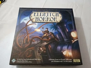 Pre-owned Eldritch Horror Board Game Fantasy Flight 100% COMPLETE Arkham Horror - Picture 1 of 14