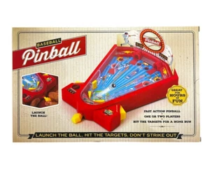 Desktop Pinball Mini Baseball Game For Kids Tabletop Travel Games - Picture 1 of 5