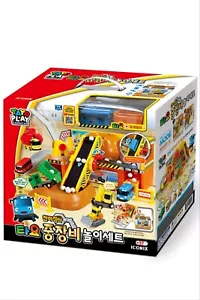 TAYO Little Bus "Heavy Equipment Play Set" Construction Site Play TAYO PLAY TOY - Picture 1 of 4