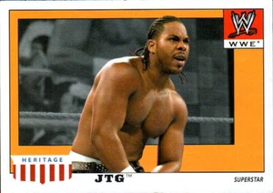 Tarjeta de lucha libre Topps Heritage IV WWE 2008 #29 JTG - Imagen 1 de 2