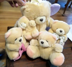 5x Hallmark FOREVER FRIENDS Bears SOFT TOY LOT Happy 21st BIRTHDAY Balloon "A" - Picture 1 of 16