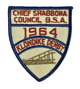 1964 Klondike Derby Chief Shabbona Council Boy Scout BSA Patch - Bild 1 von 3