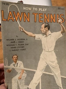 1936 How to Play Lawn Tennis Magazine - Picture 1 of 12
