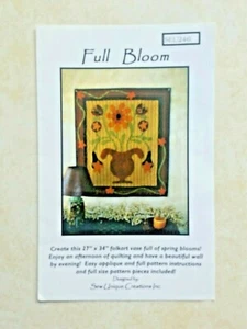 Coser Unique Creations Inc. Flor Completa Arte Popular Patrón Flores - Imagen 1 de 5