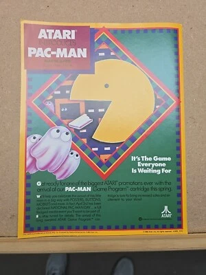Atari Pac-Man Vintage Original Advertisement 1982 - Image 1 of 4