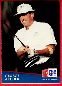 George Archer - 1991 Proset Autographed PGA Golf card # 245 - Tour card - Picture 1 of 1