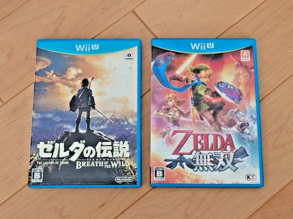 SYY8 Nintendo Wii U The Legend of Zelda: Breath of the Wild & Hyrule Warriors JP - Image 1 of 1