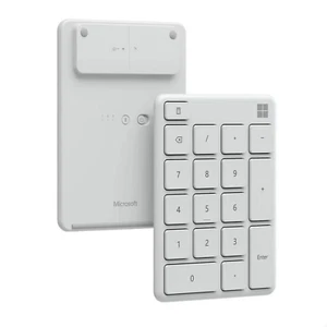Microsoft Number Pad, Teclado Numérico Glacier, Blanco/Negro - 23O-00025 - Imagen 1 de 4