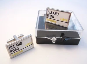 LEEDS STADIUM ROAD BADGE STREET SIGN MENS CUFFLINKS GIFT - Picture 1 of 1