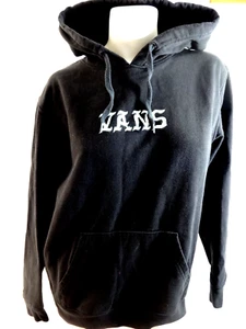 Sudadera con capucha negra Vans Off The Wall mezcla pesada algodón para hombre s mujer l - Imagen 1 de 4
