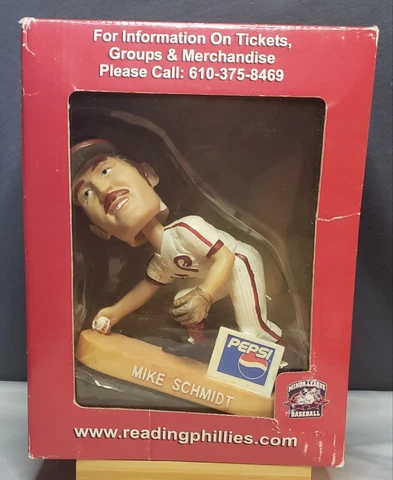 Mike Schmidt 2003 Reading Phillies Hall of Fame, New Pepsi Bobblehead Rare Find Cover