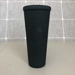 Vaso Starbucks 24 oz verde esmeralda oscuro diamante tachonado taza de bebidas frías - Imagen 1 de 20