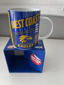 AFL West Coast Eagles Ceramic Coffee Cup Mug - Foto 1 di 7