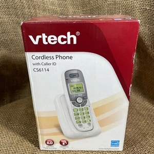 NEW Vtech Cordless Phone LCD Handset Telephone Caller ID Waiting CS6114 Wireless - Picture 1 of 5