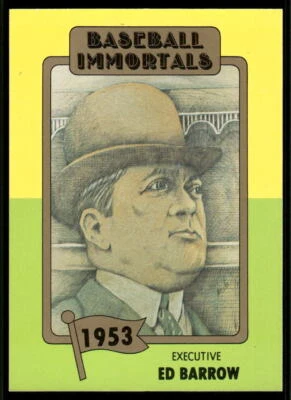 1980-87 SSPC HOF #63b Ed Barrow - Image 1 of 2