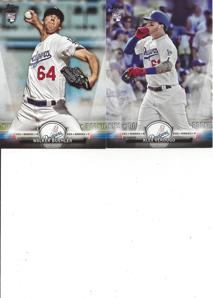 2018 TOPPS Series 1 Salute Alex Verdugo RC Los Angeles Dodgers TS 80 - Image 1 of 1