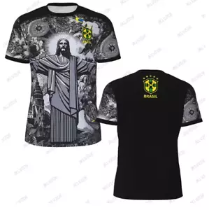 Sondertrikot Brasilien Jesusstatue mit Logo, Kinder und Erwachsengröße limitiert - Bild 1 von 7