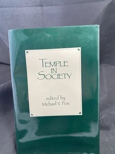 Temple in Society by Michael V. Fox (1988, Hardcover) - Picture 1 of 1