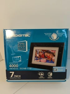NIB Pandigital 7" LCD Digital Picture Photo Frame Black PI7056AWB - Picture 1 of 2