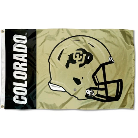Colorado Buffaloes Football Helmet Flag Large 3x5 Cover