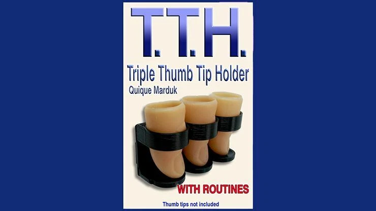 TRIPLE THUMB TIP HOLDER by Quique Marduk | Magic Trick - Image 1 of 1