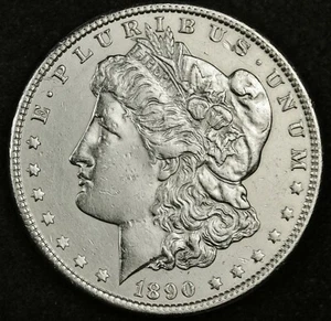 1890 Morgan Silver Dollar. B.U. Inventory H. 139904 - Picture 1 of 2